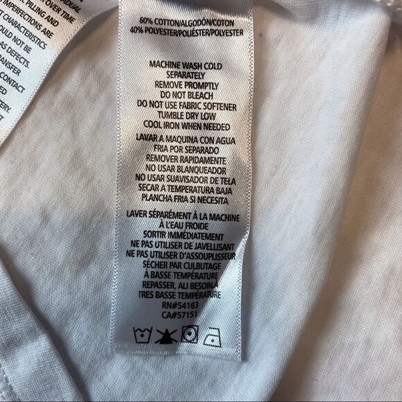 Tommy Hilfiger Sport White, Red and Blue Casual Top, Size Medium - Picture 4 of 8